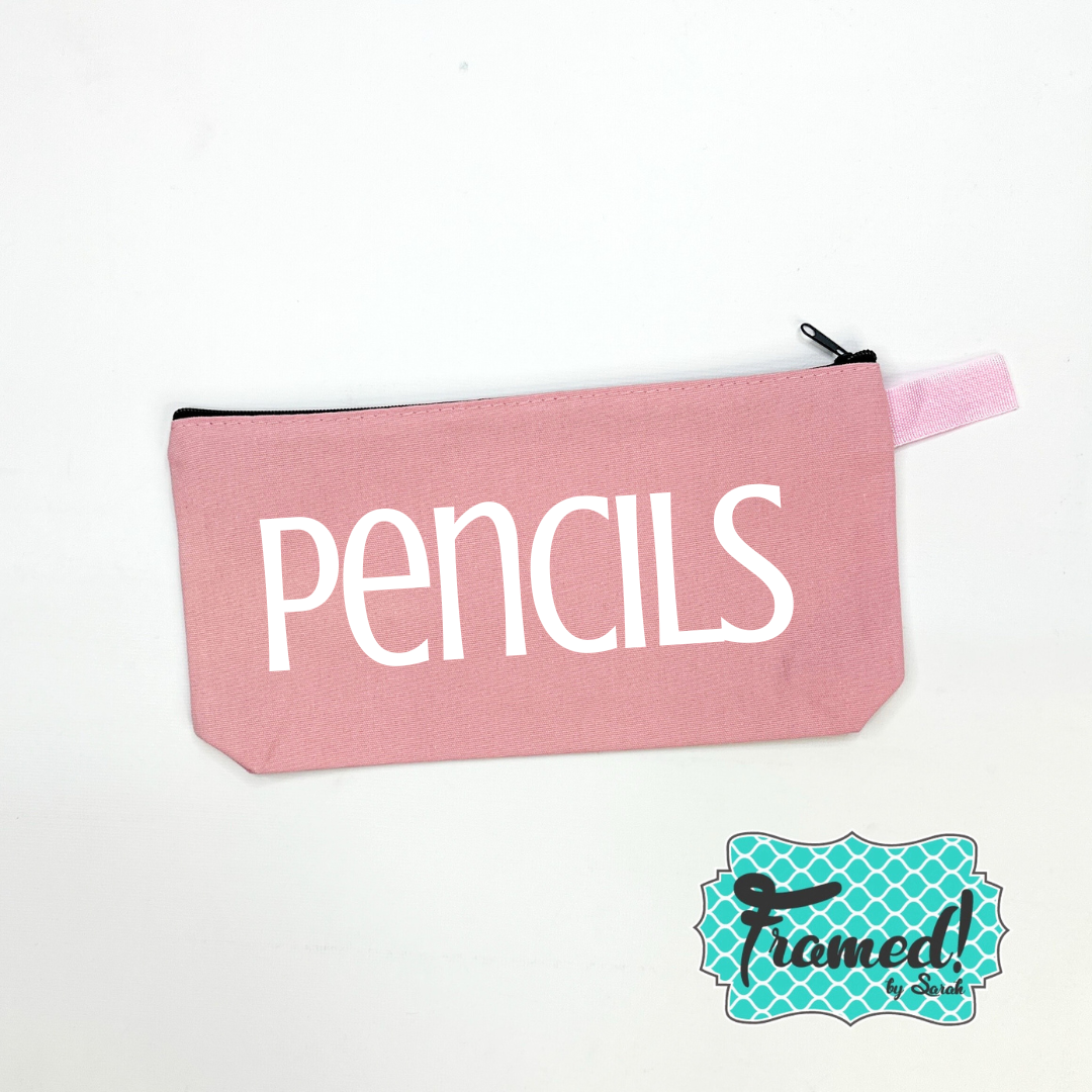 Mauve Personalized Canvas Bag