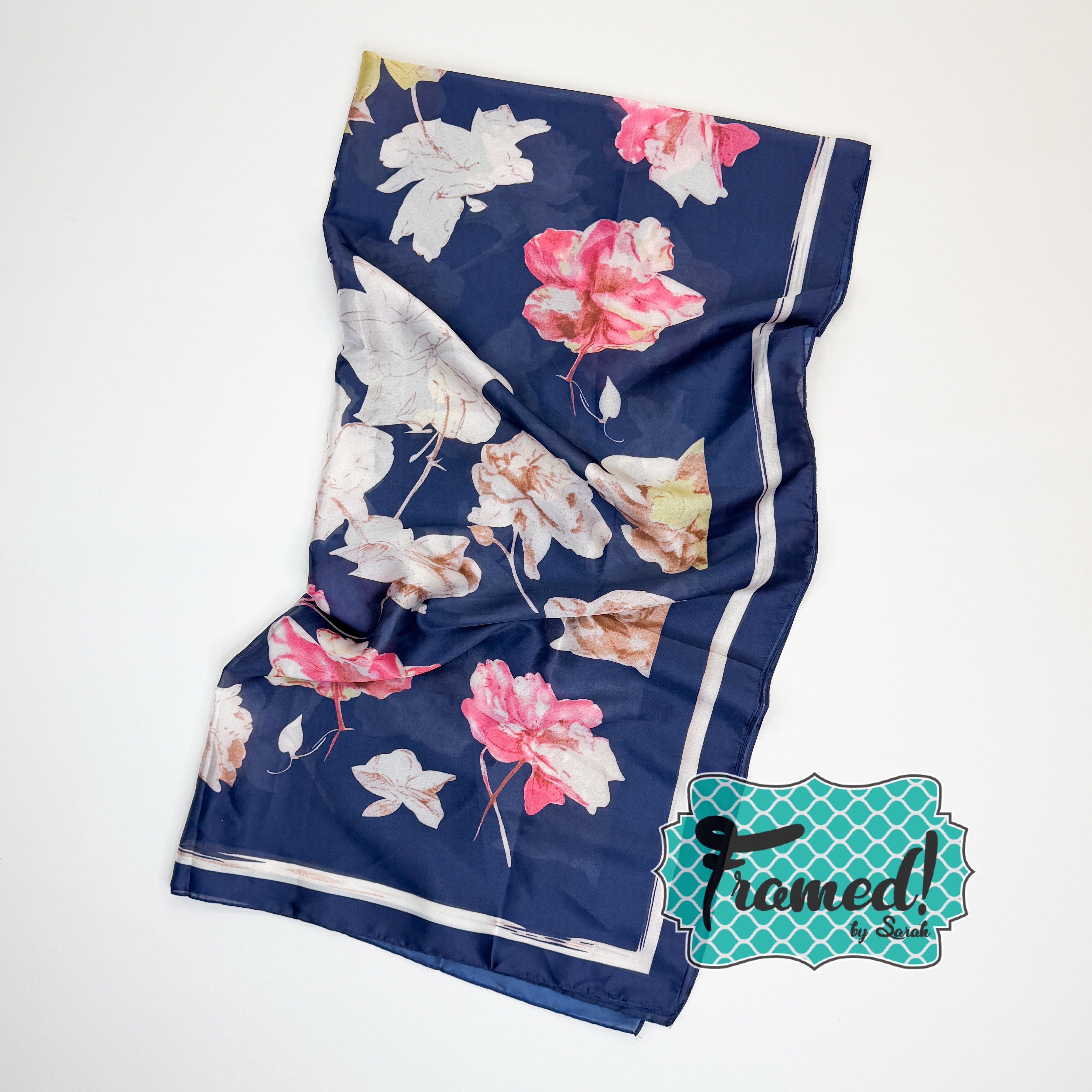 Navy Floral Kimono