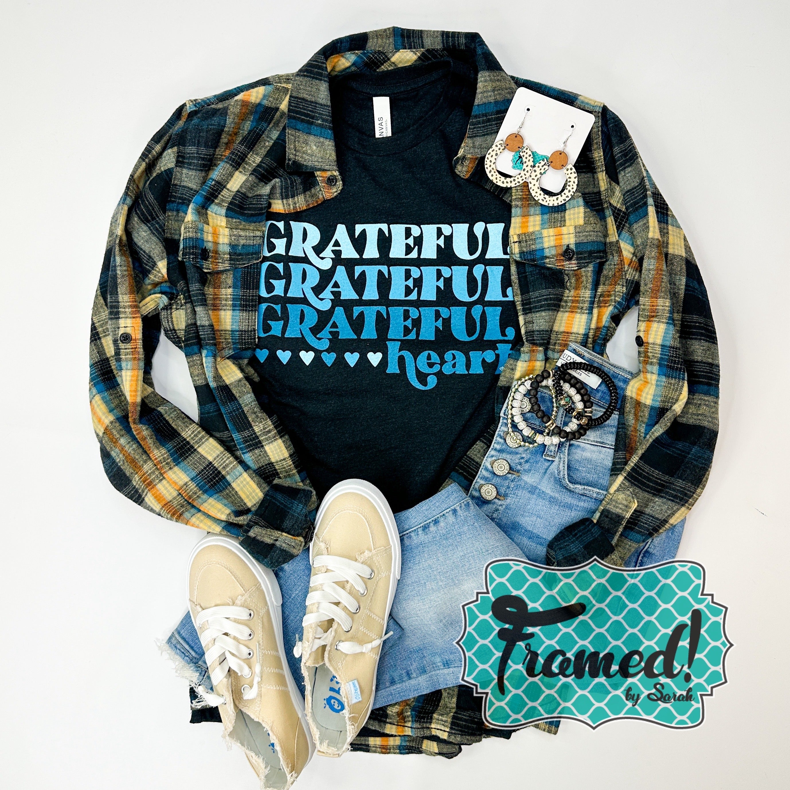 Grateful Heart Graphic Tee (M, L & XL only)