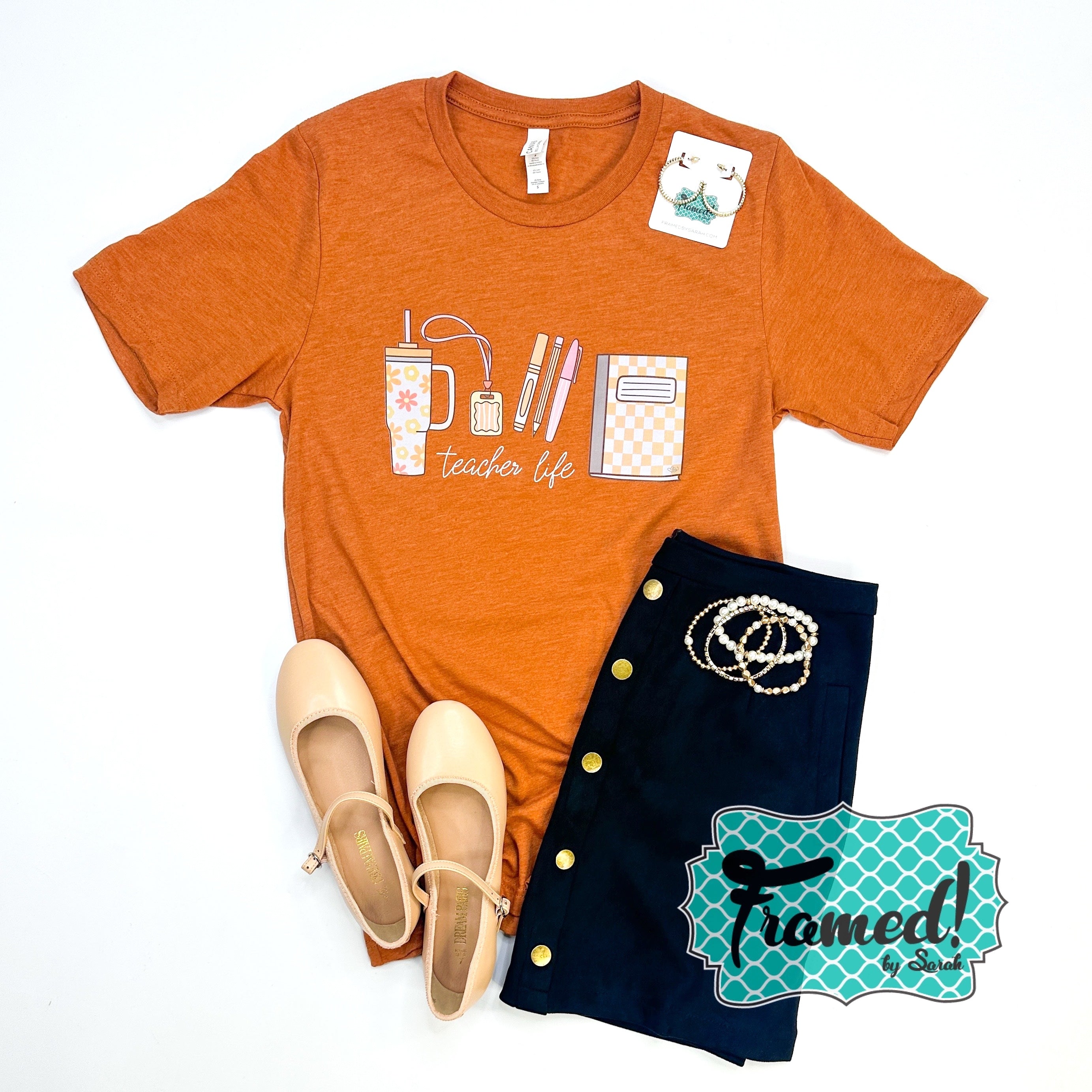 'Teacher Life' Teacher Graphic Tee