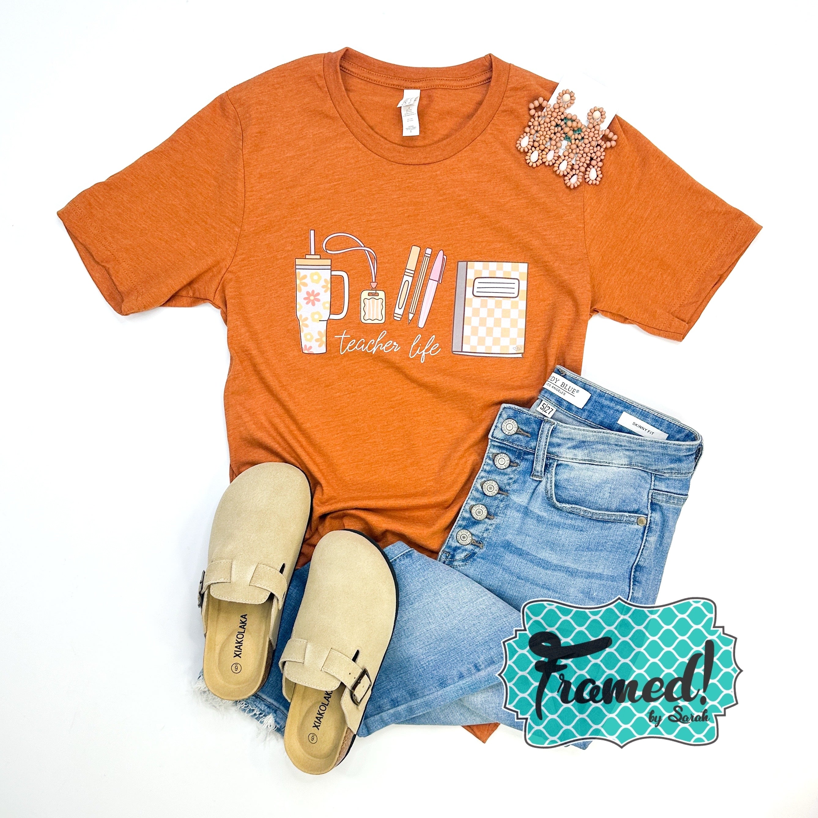 'Teacher Life' Teacher Graphic Tee