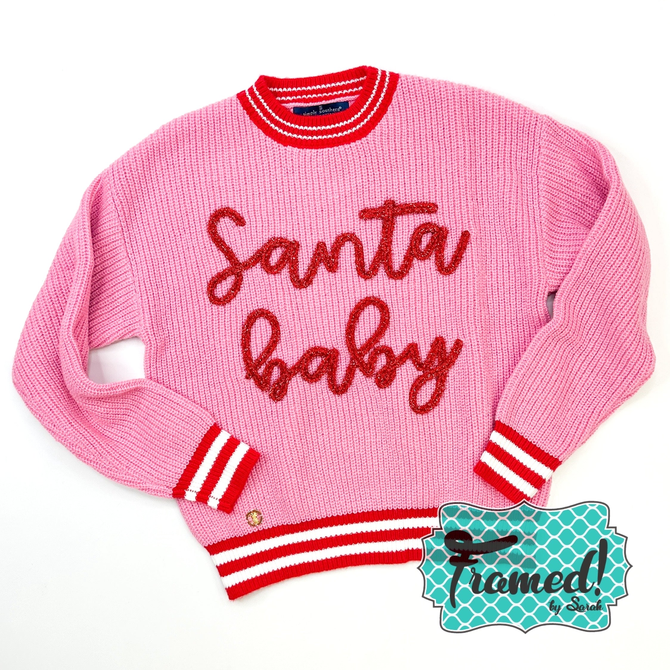 Pink 'Santa Baby' Sweater