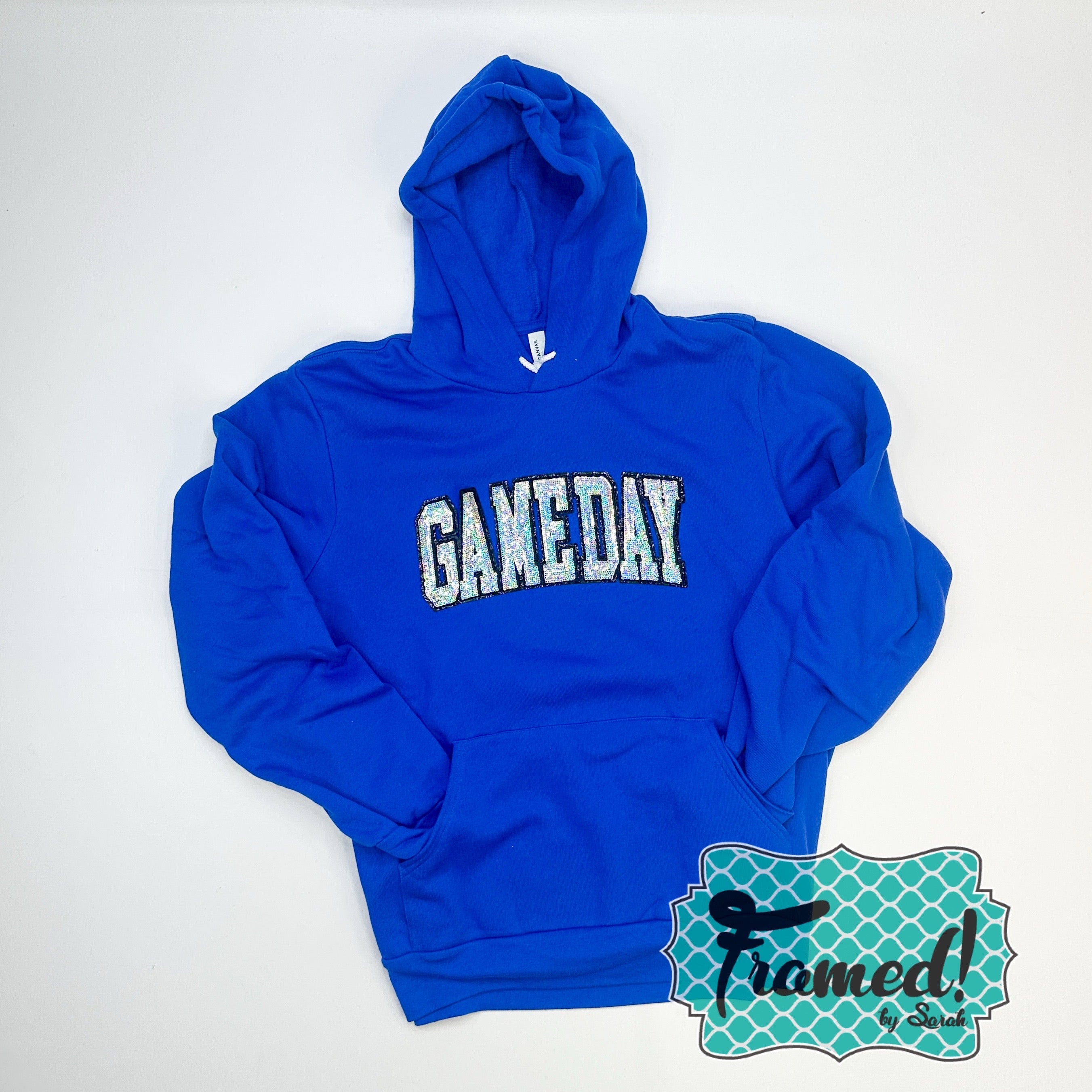 Royal Blue 'Game Day' Hoodie (Large only)
