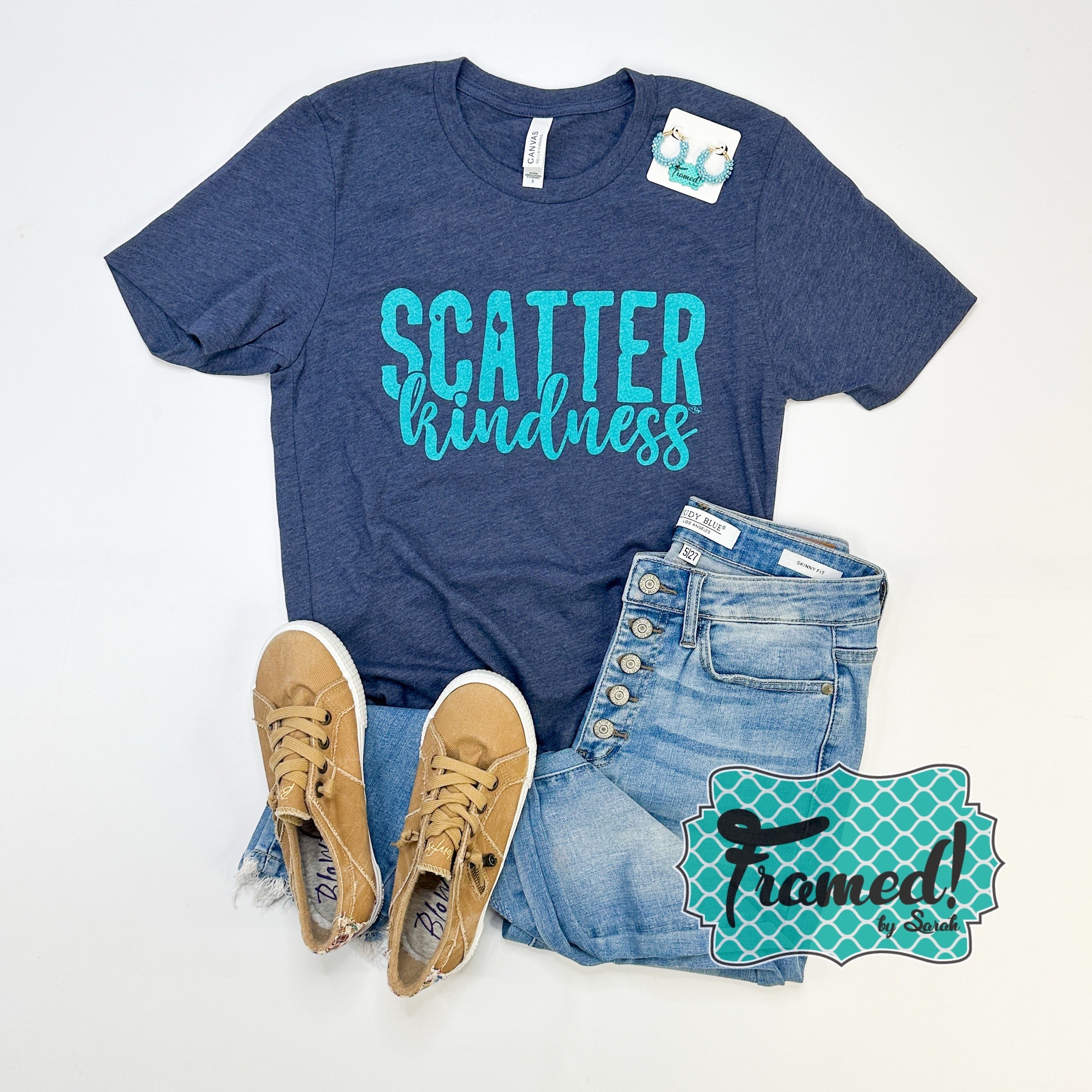 'Scatter Kindness' Graphic Tee (Small & XL Only)