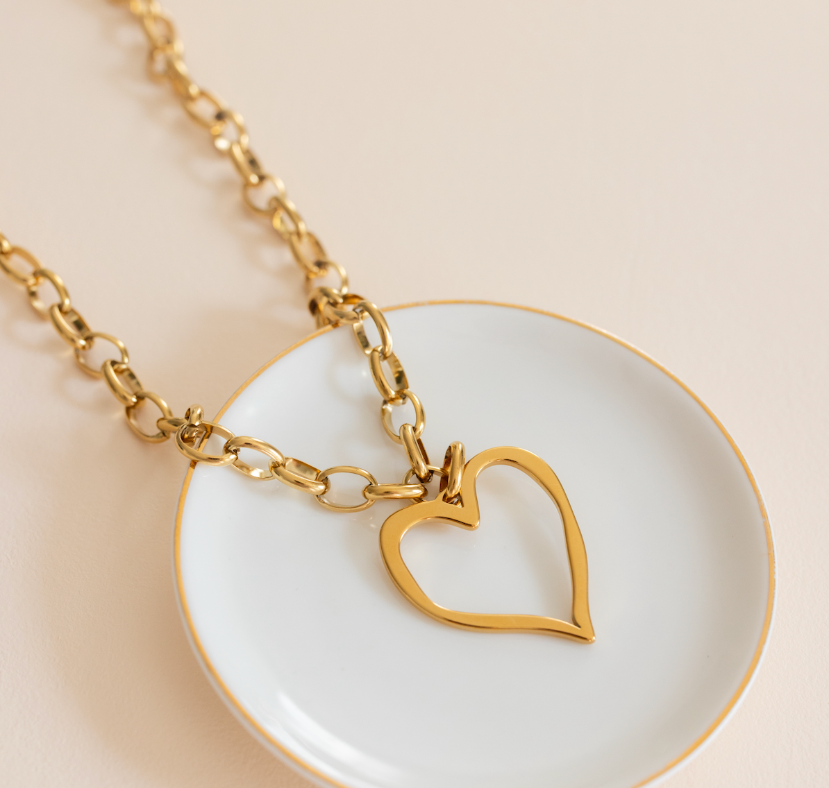 Gold Heart Necklace