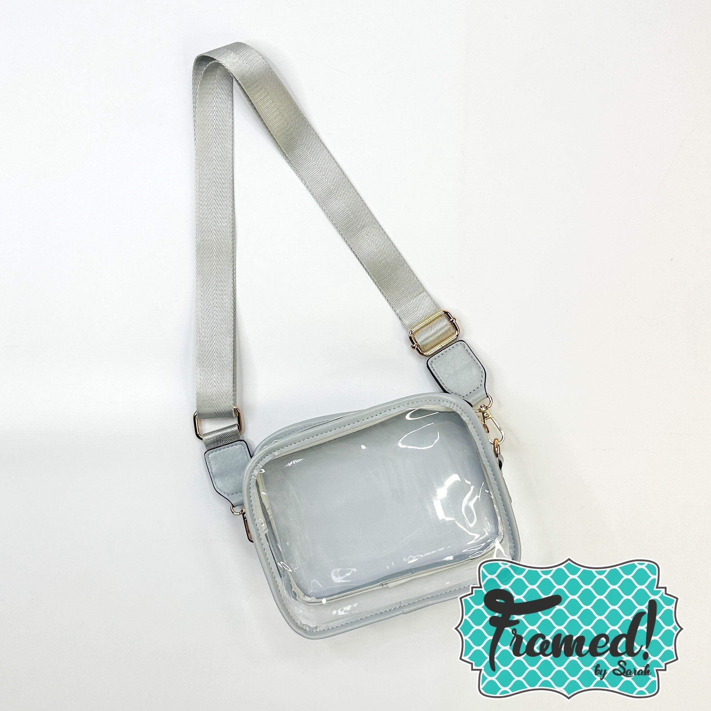 Clear Stadium Crossbody + 'Nothing to See Here' Accessory Bag