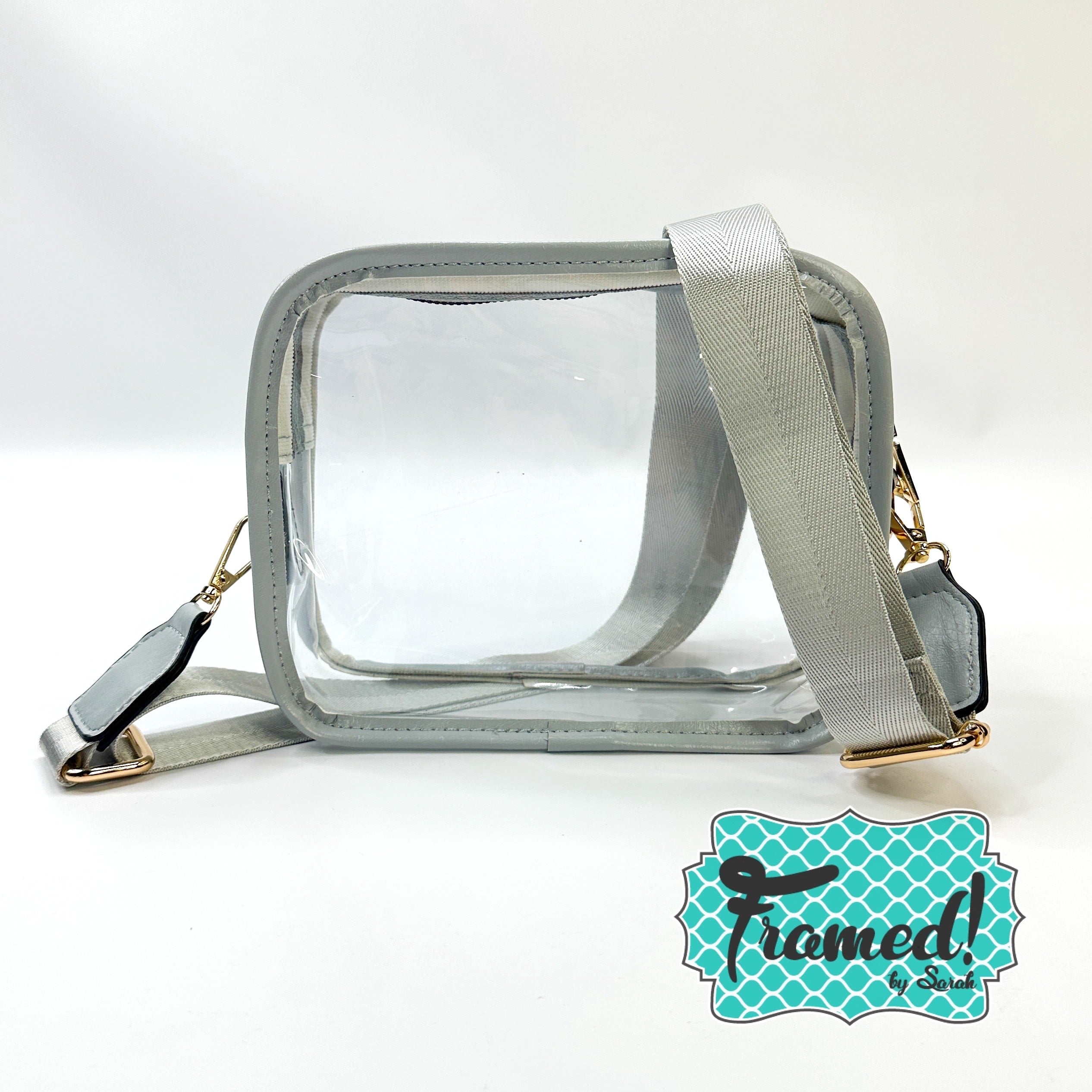 Clear Stadium Crossbody + 'Nothing to See Here' Accessory Bag