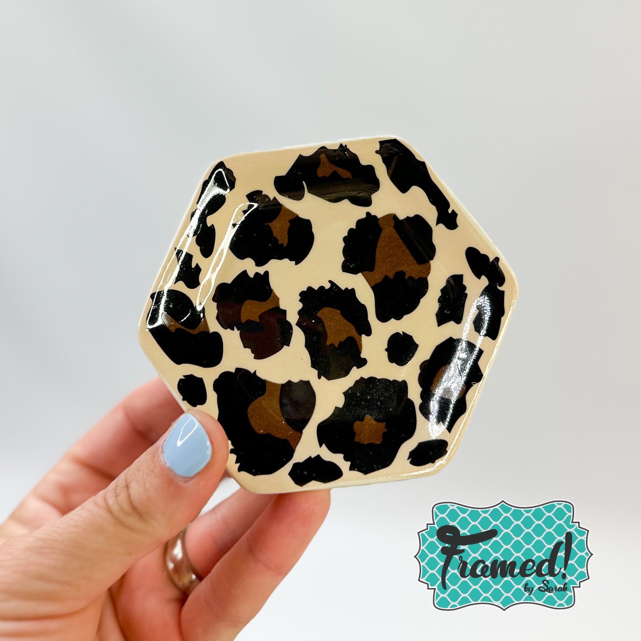 Leopard Trinket Tray
