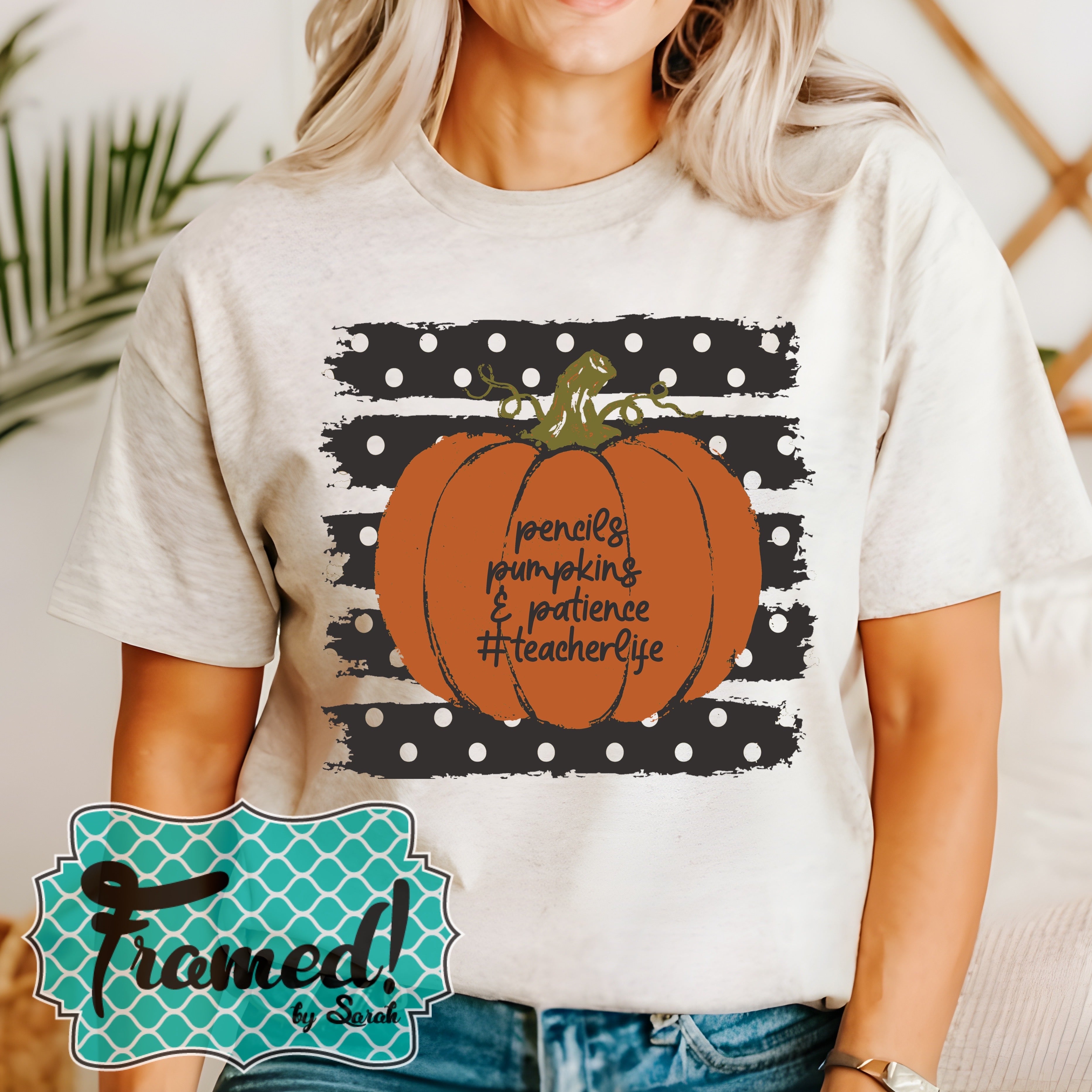 Pencils, Pumpkins & Patience Teacher Tee