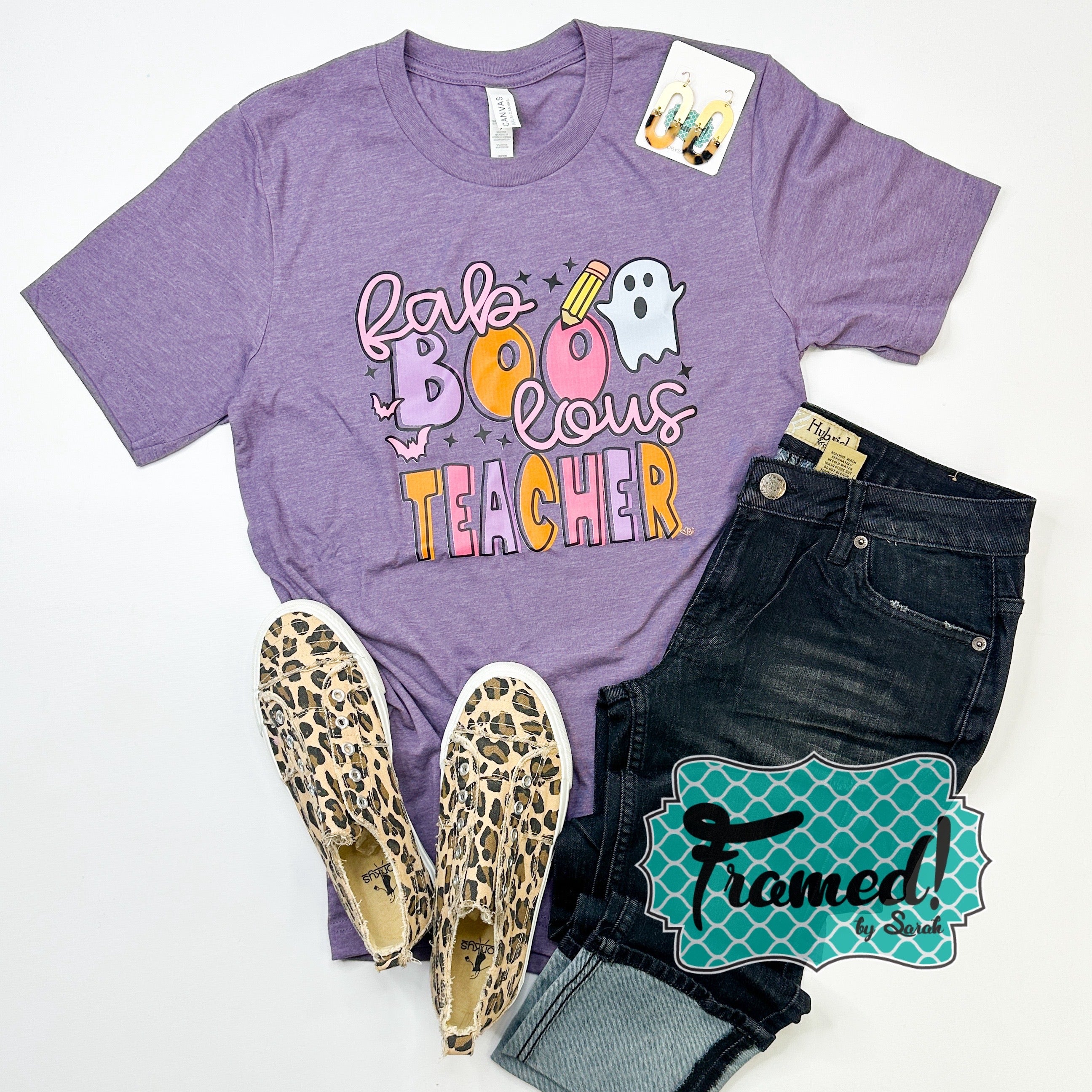 "Fab-boo-lous" Teacher Graphic Tee (3X Only)