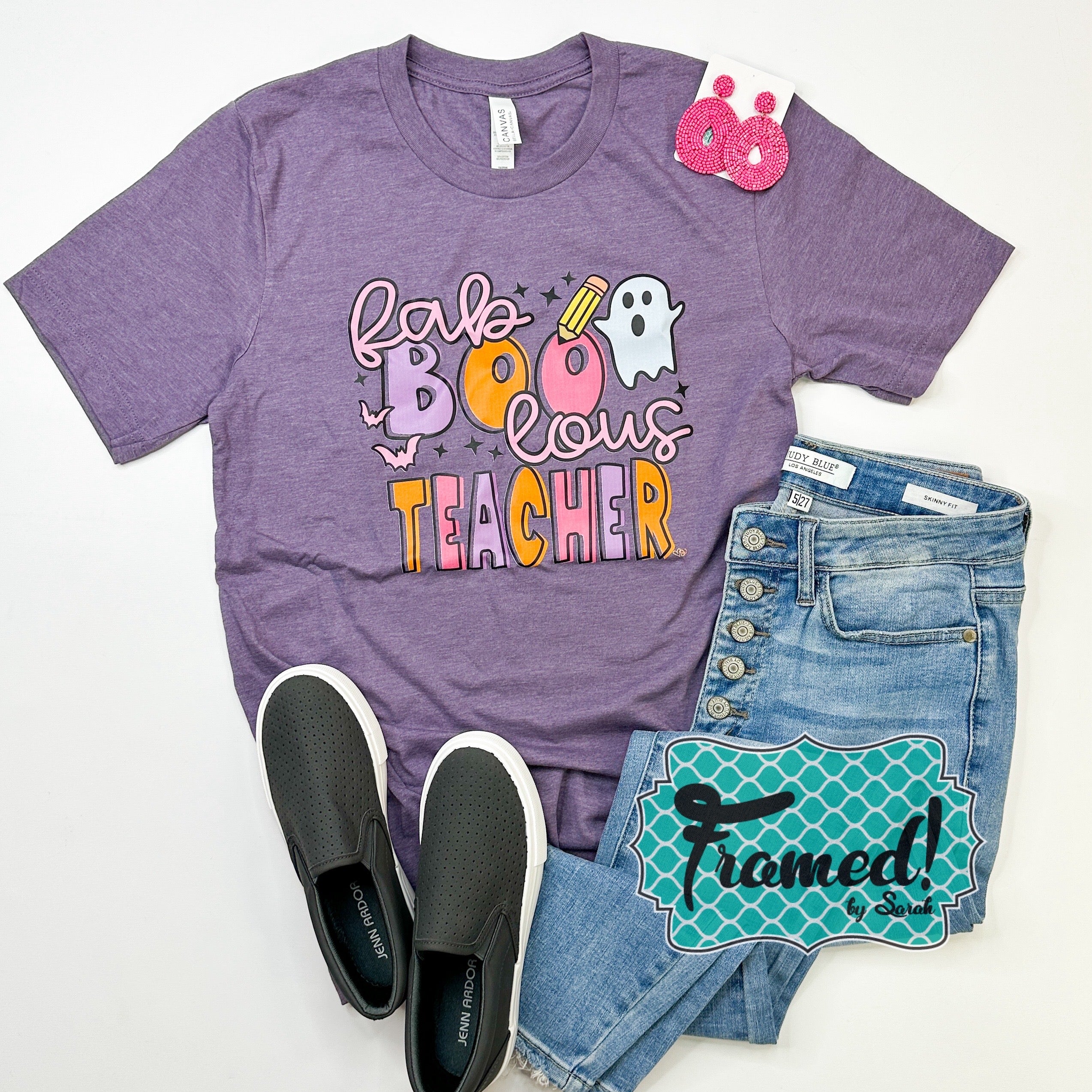 "Fab-boo-lous" Teacher Graphic Tee (3X Only)