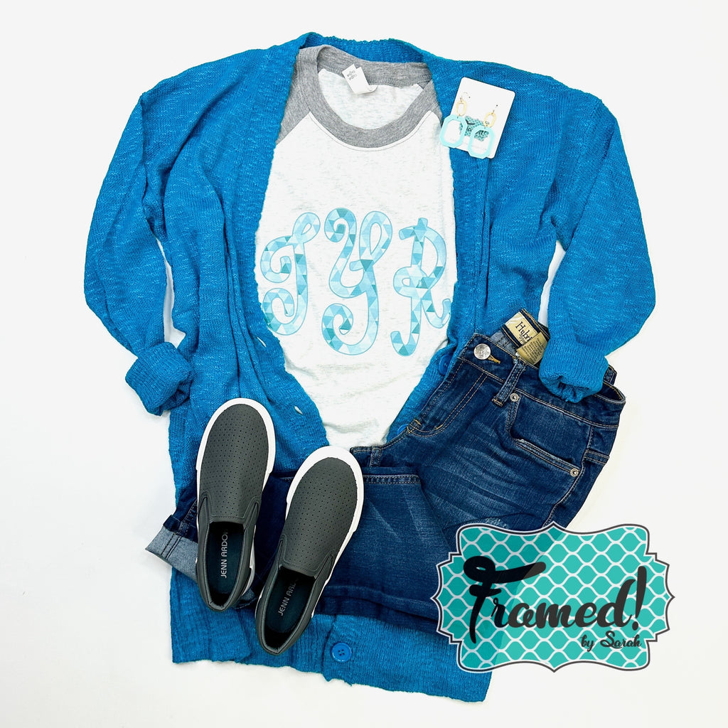 Turquoise blue cardigan cheap
