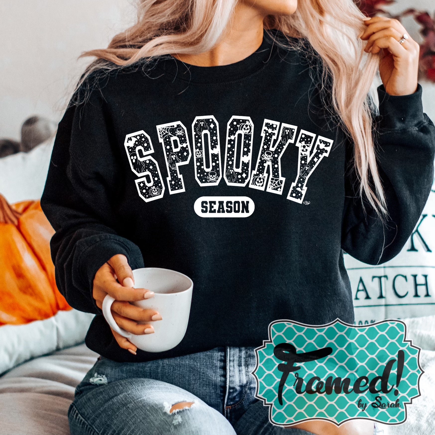 Black 'Spooky Season' Sweatshirt