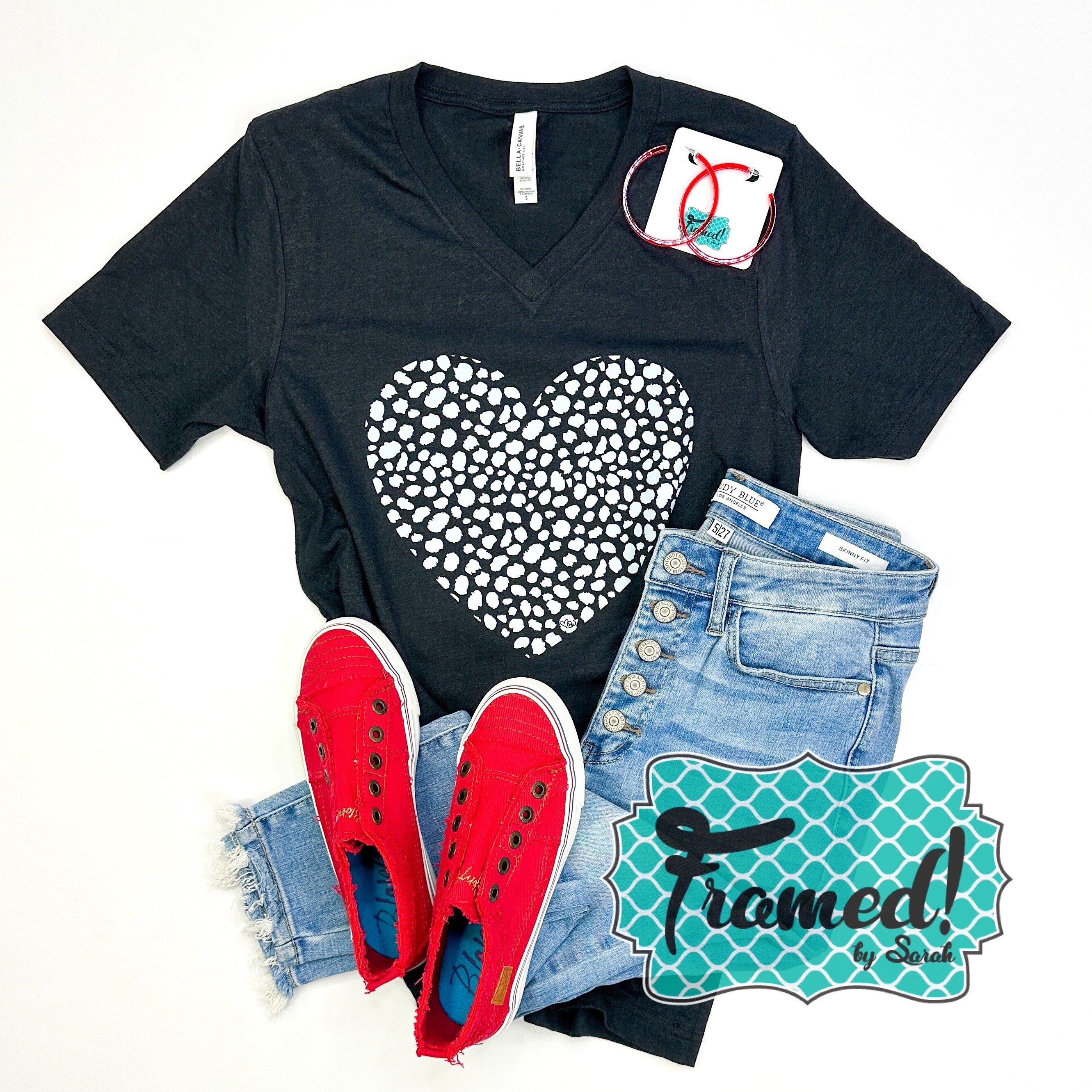 Spotted Heart T-Shirt (Sm, Md & XL only)