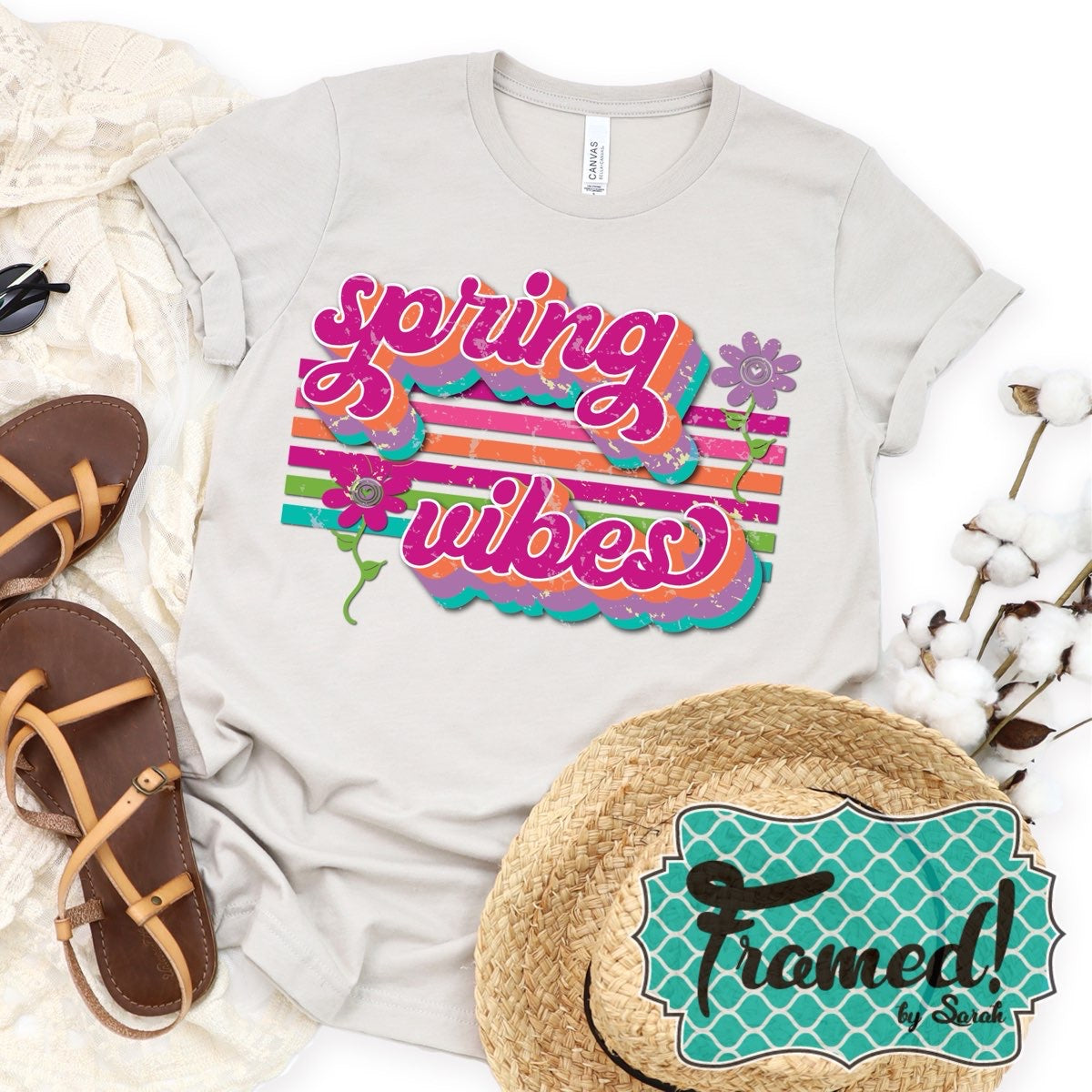 'Spring Vibes' Graphic Tee