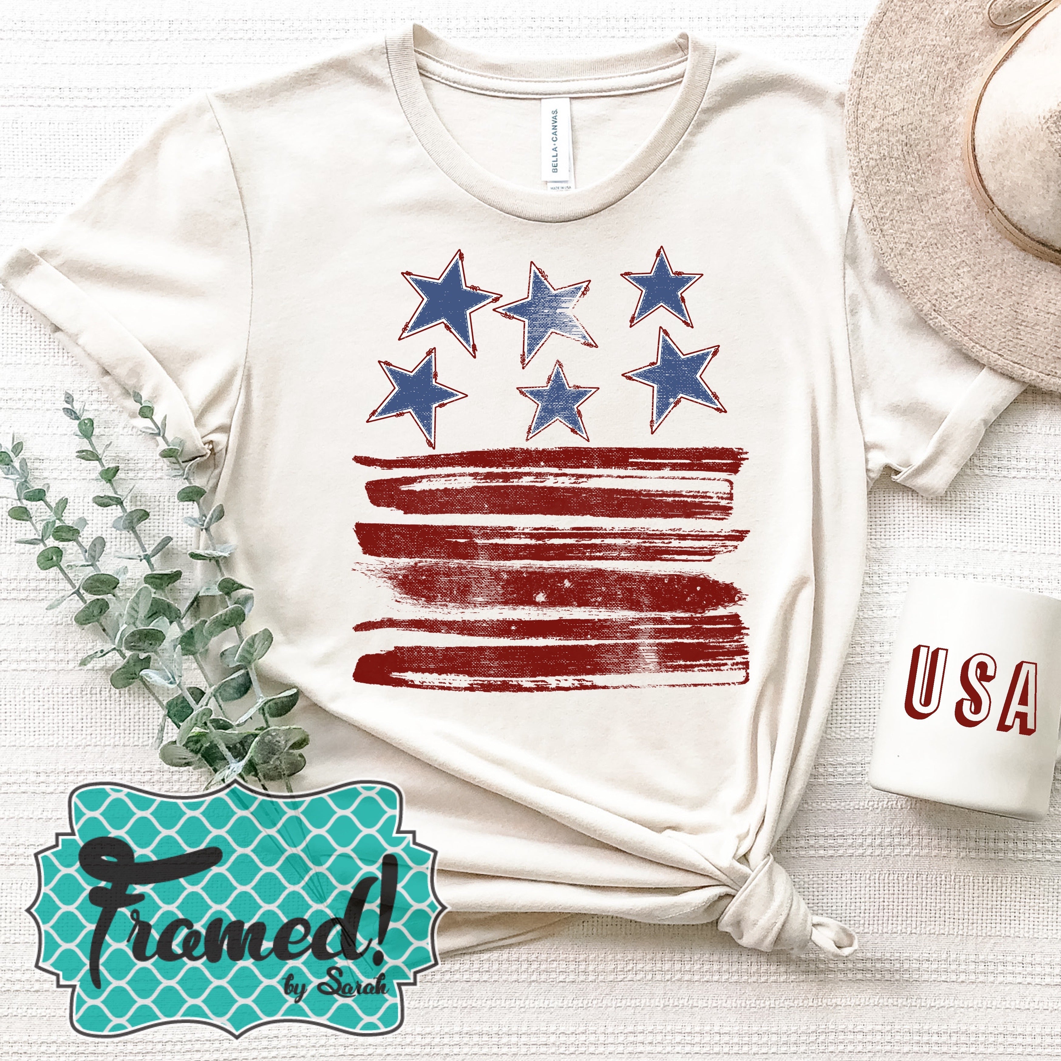 Stars & Stripes Graphic Tee (Sm, Md & 2X only)