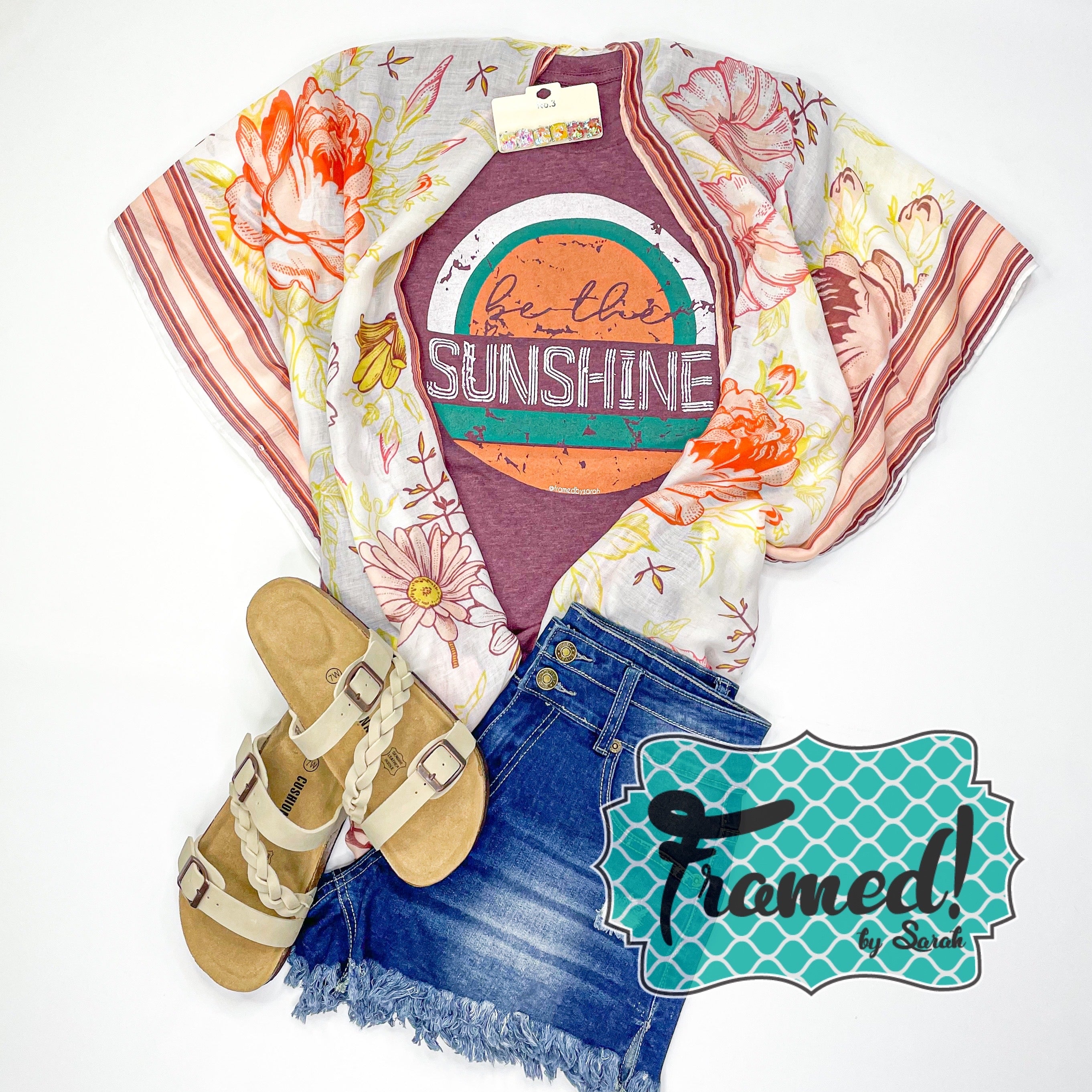 Sunrise Floral Kimono