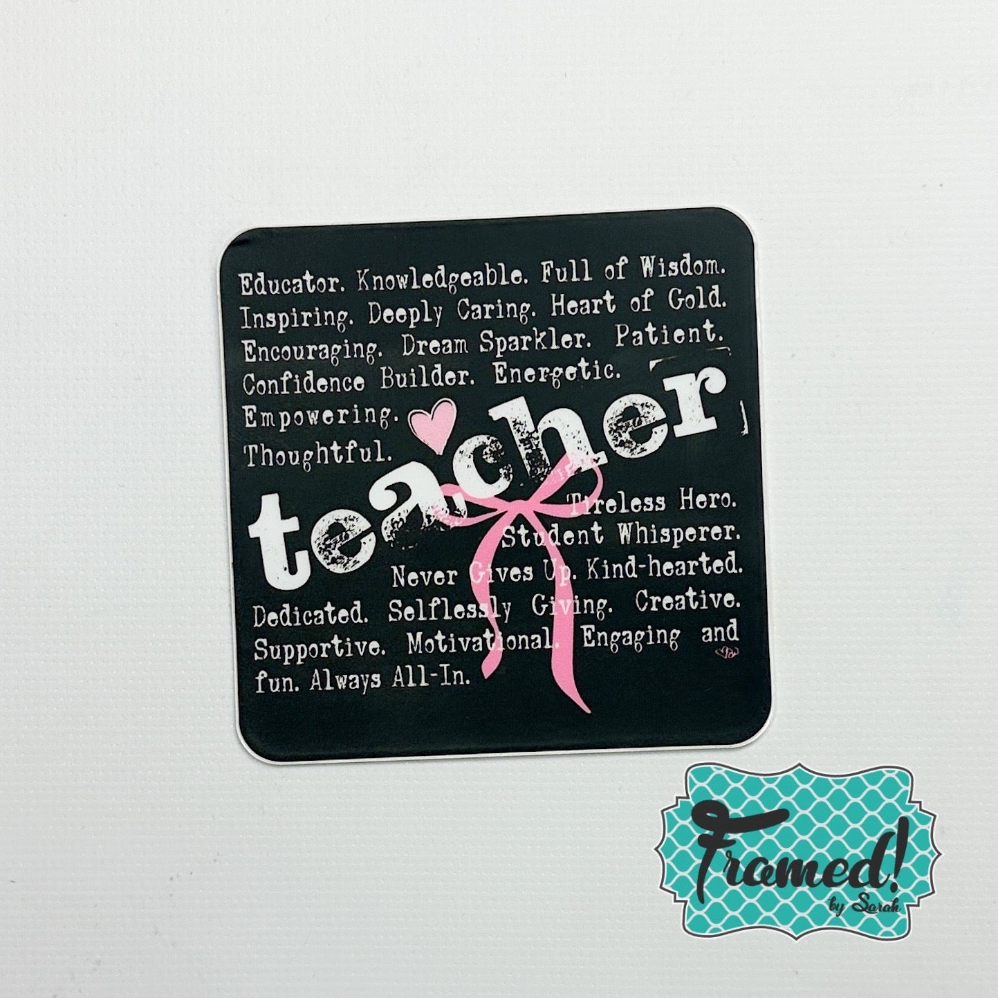 'Definition of a Teacher' Sticker