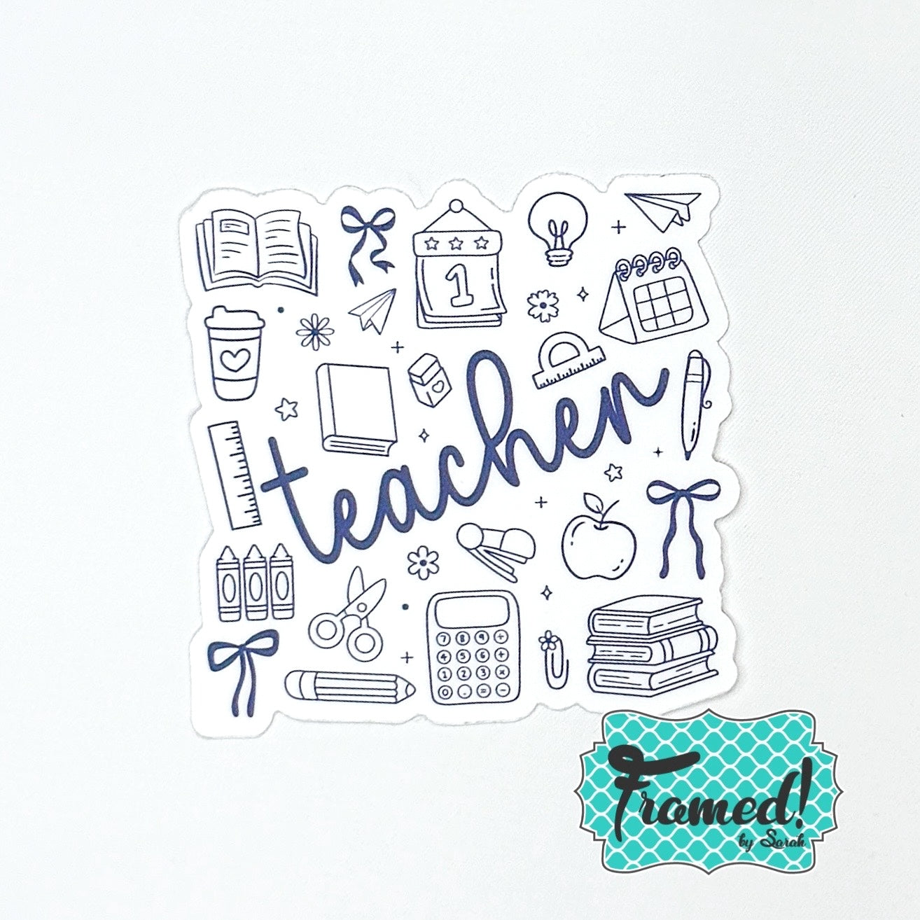 Teacher Doodles Sticker