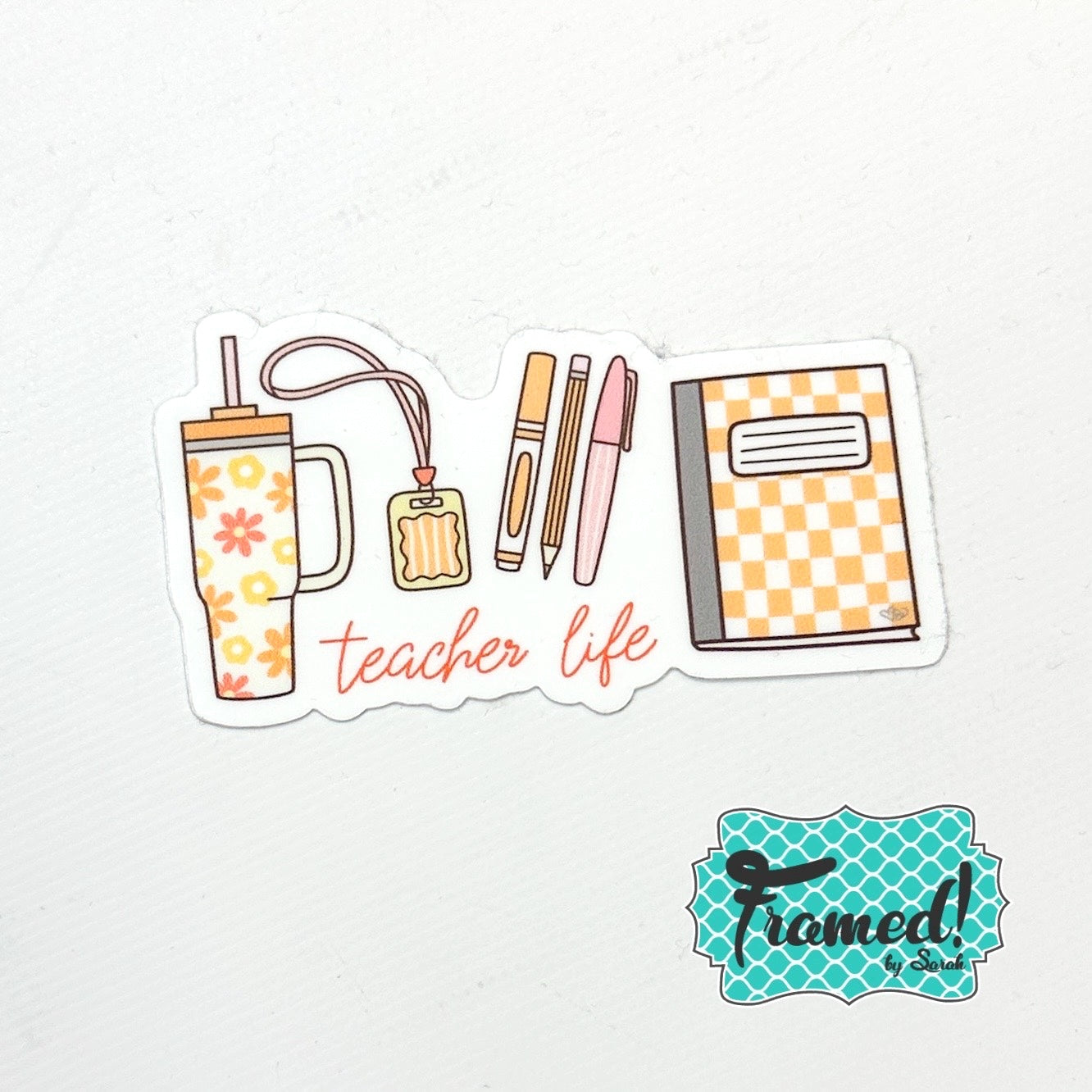 'Teacher Life' Sticker