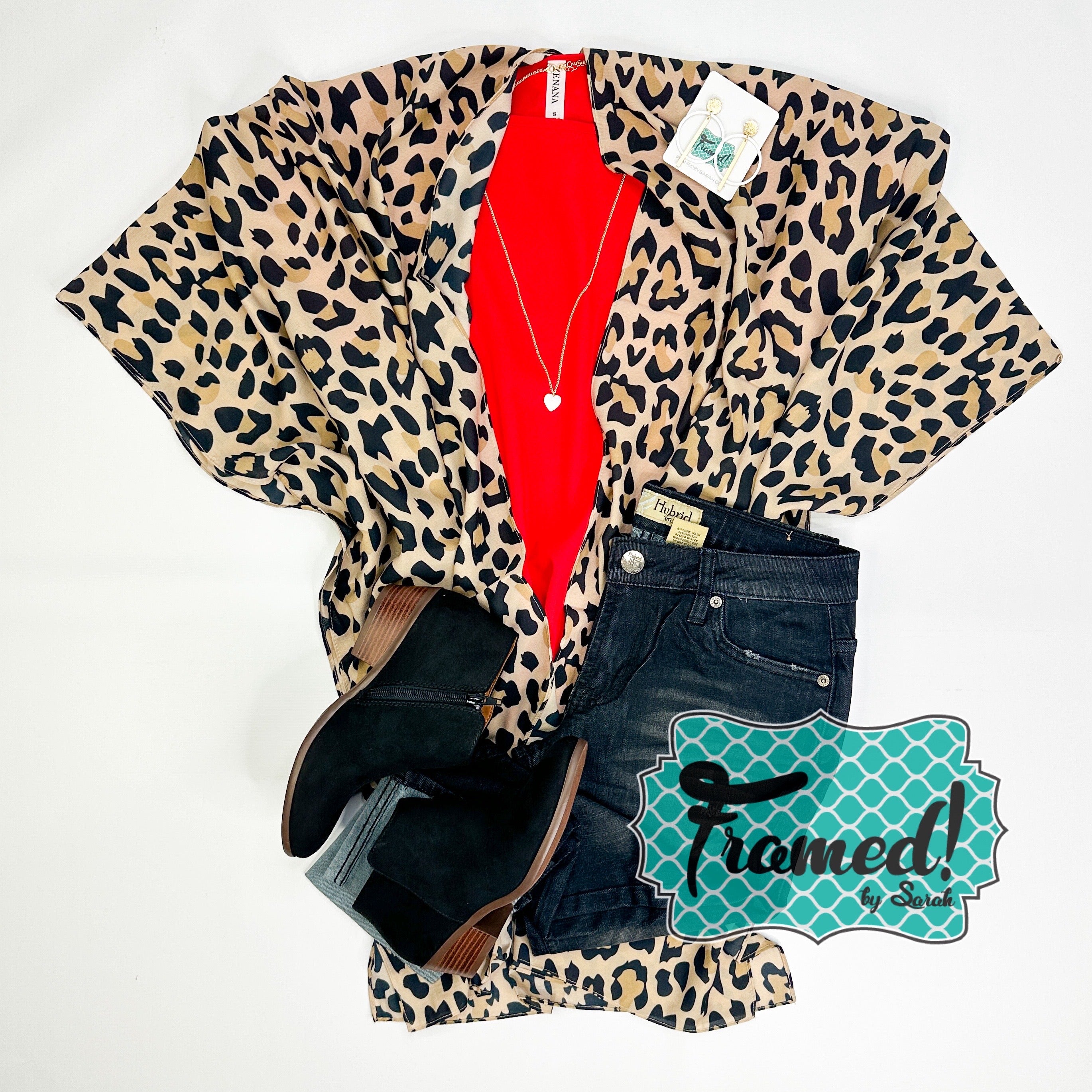 Wild Side Leopard Kimono