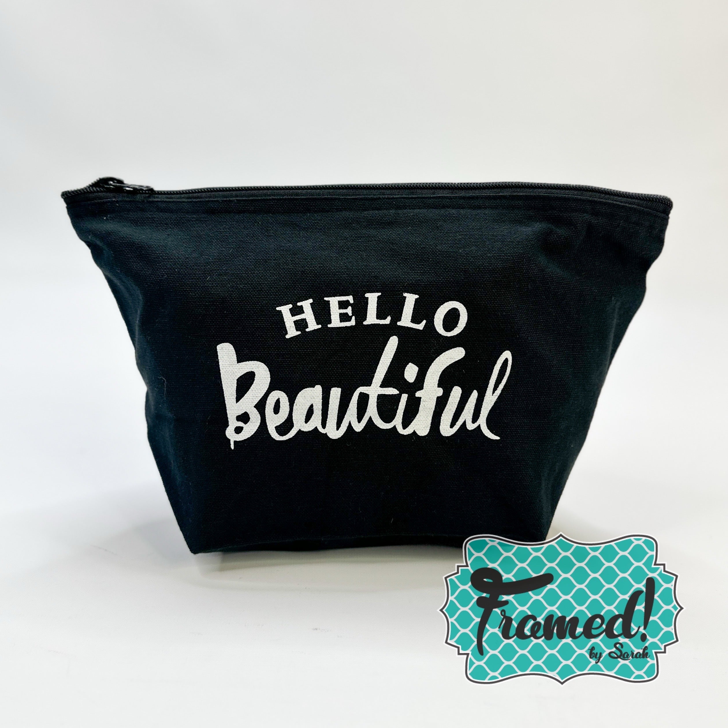 Hello Beautiful Makeup Bags