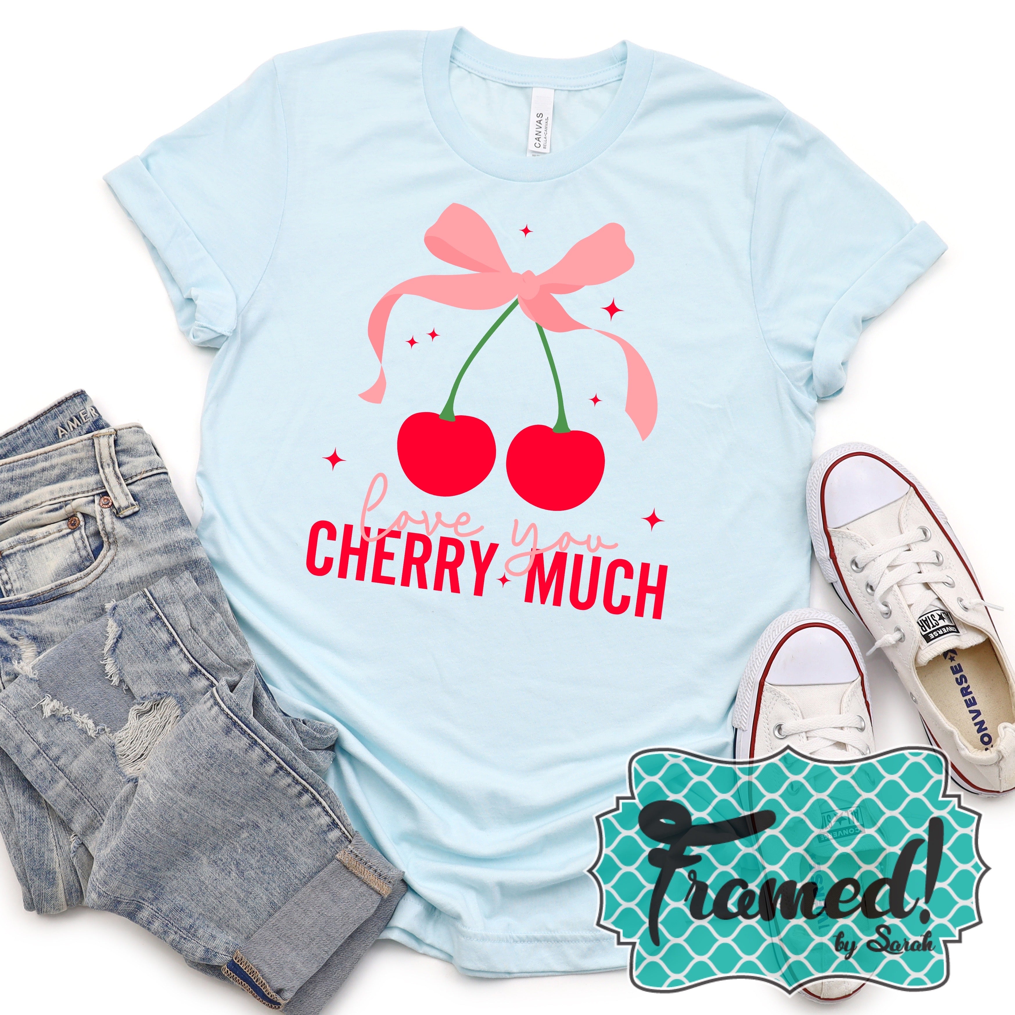 'Love You Cherry Much' Graphic Tee