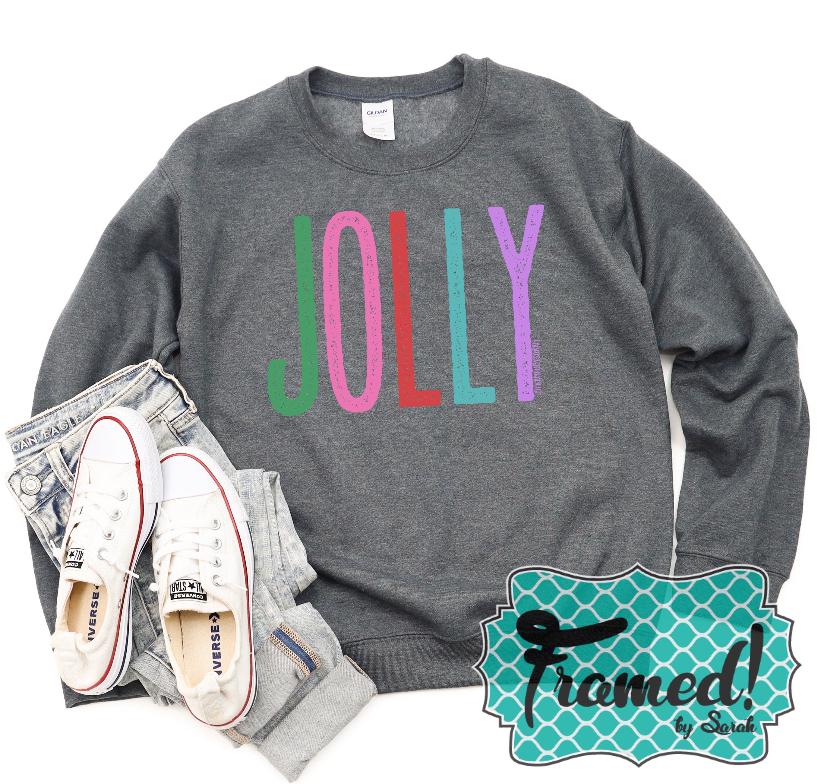Are you Jolly or Merry? Sweatshirt (XL Only)