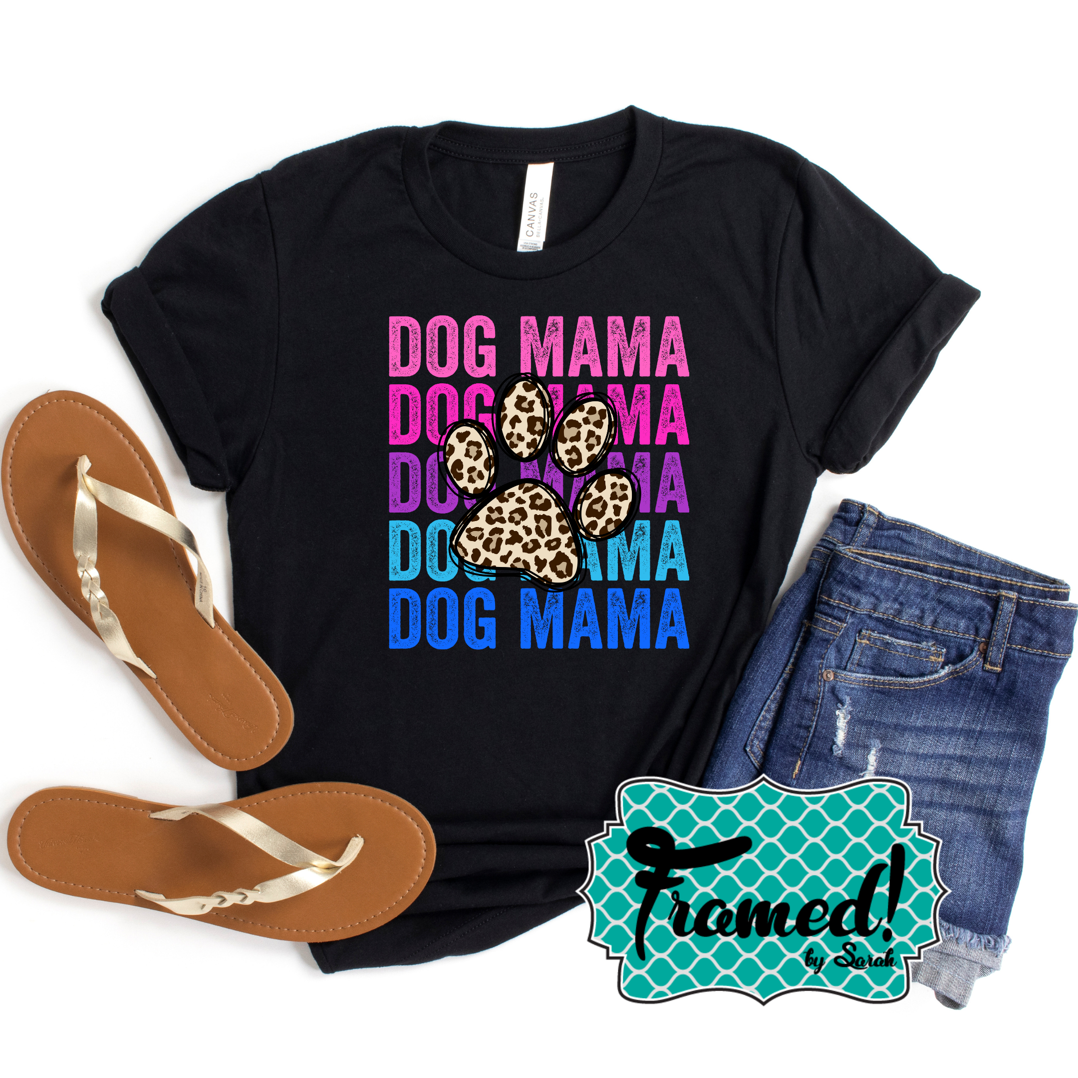 Dog Mama Graphic Tee (Small Only)
