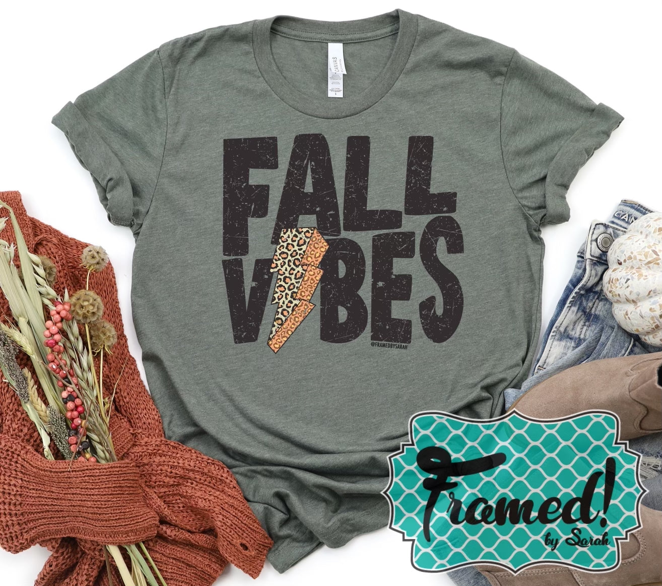 Fall Vibes Graphic Tee (Small Only)