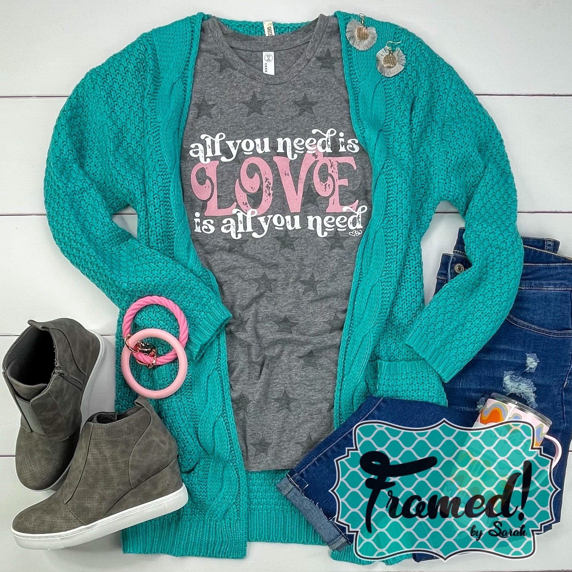 All You Need Is Love Star Tee (Sm, Md & XL only)
