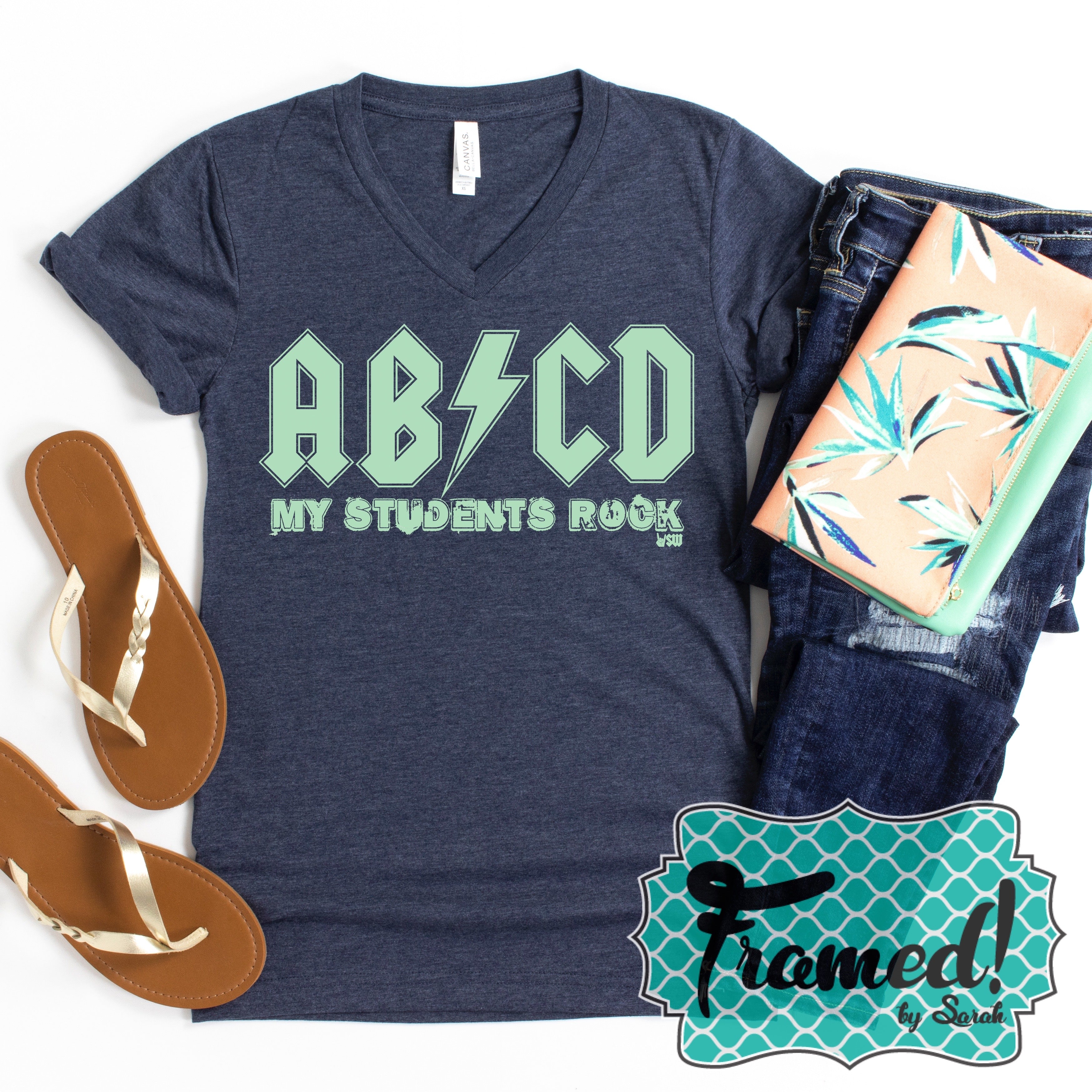 ABCD My Students Rock Graphic Tee (2X only)